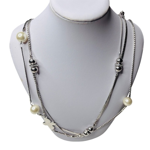 CAMROSE & KROSS JBK COLLECTION Sterling Plated Long Necklace - Picture 2 of 6